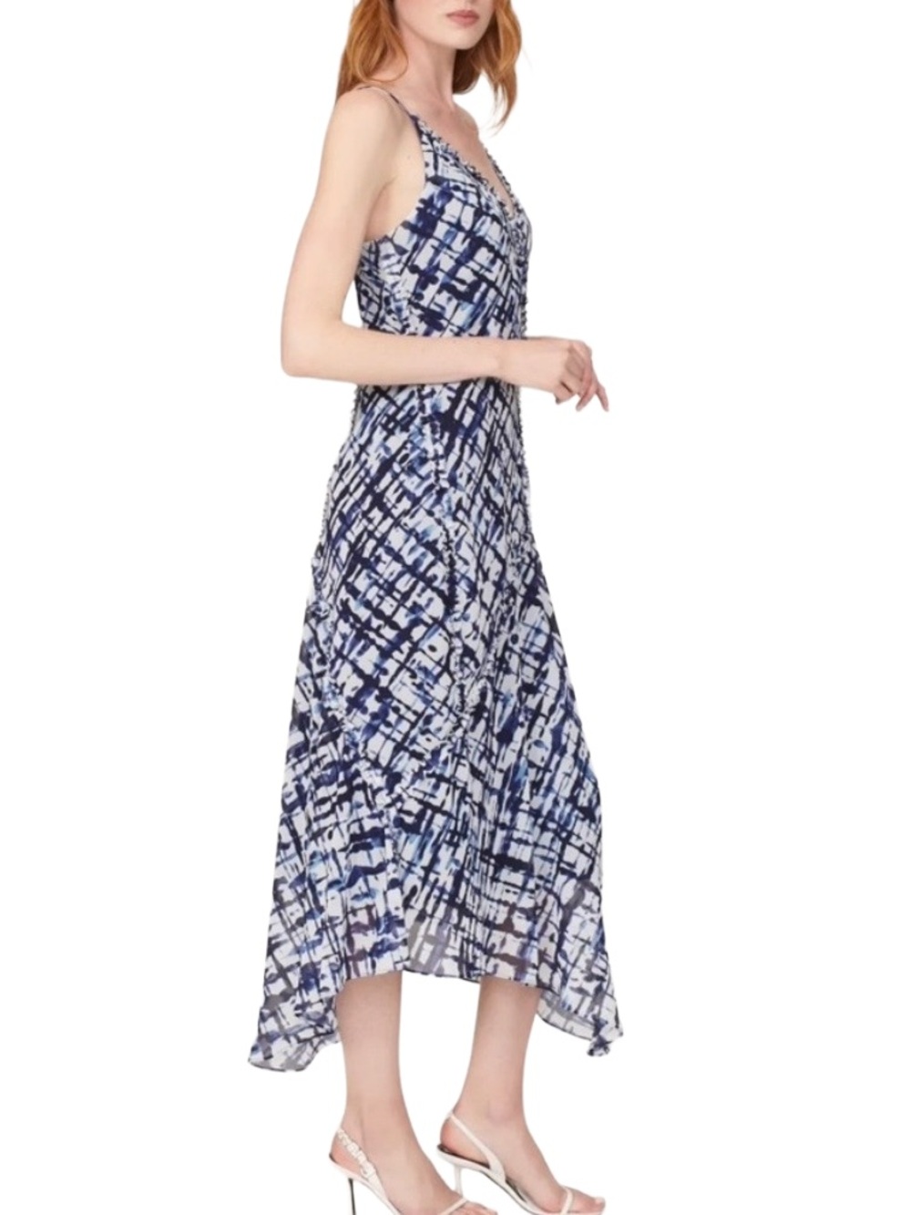 Jason Wu X RTR SHEER Flowy Chiffon Dress Rent the Runway Piece 6